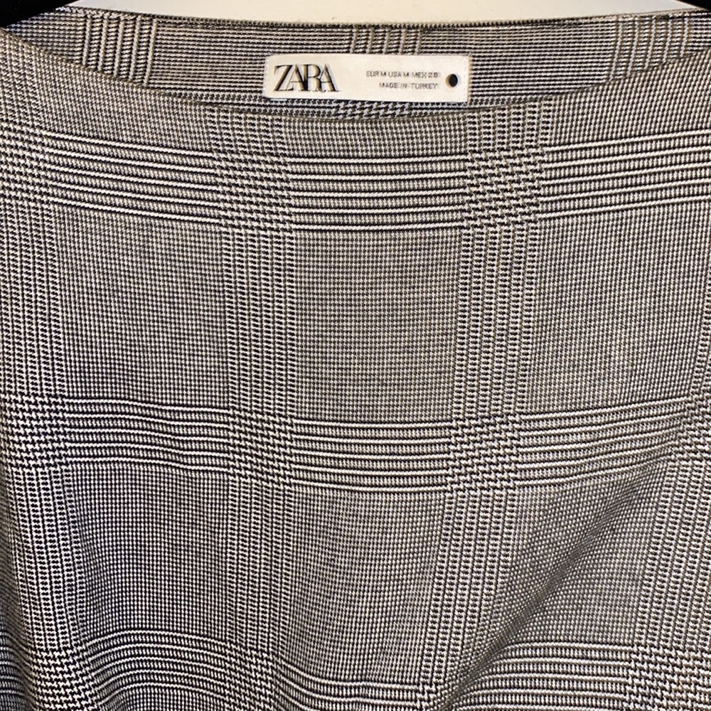 Zara Houndstooth Top - Picture 6 of 9
